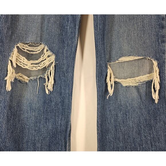 LEVI'S WOMEN'S LOW PRO JEANS REGULAR BREATHE OUT MEDIUM INDIGO SIZE W28 x L29 - Picture 3 of 12